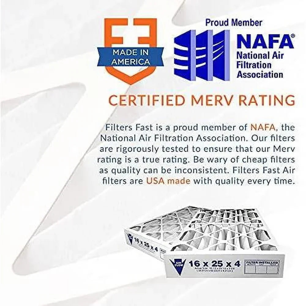 5" 25" (Actual 24 2-Pack Replacement MERV FC100A1037 3/8") 7/8" With Compatible X 7/8" X 13 20" Size: For X 19 X 4