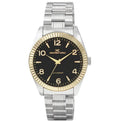 Men's Luxury (Two-Tone/Black) Watch Fashion 43mm Analog Wrist Quartz Carlo Sport Dress Montres