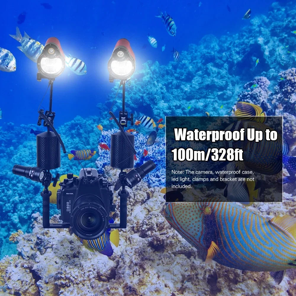Sea 100m/328ft Dsfen 5600k With Optic Cable Ainn 5600k Max. With 100m/328ft Flash Waterproof With lamp,Optic Cable 5600k frogs St-100- 100m/328ft Optic Max. Waterproof Case Max.