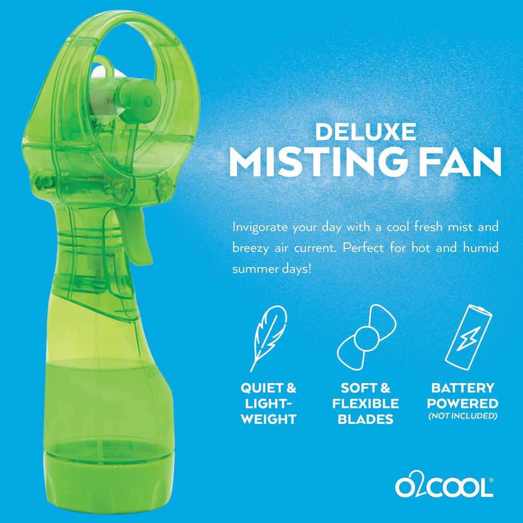Battery 3.5 Cooling, for Pack O2COOL Powered inch Misting Personal Fan 2 Green,