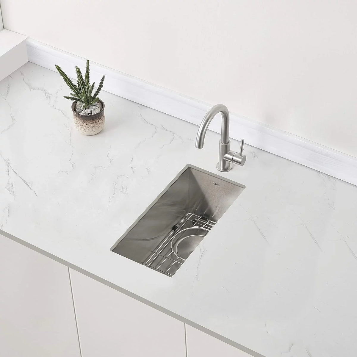 RV Stainless Undermount Sink,16-Gauge By Inch) (10 Bar 18 Sink Small Kitchen Or
