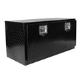 Underbody Aluminum With box Aluminum Black Truck + Tread Black 36"(36"×17.1"×17.9") T-Handle Square Storage+Locks Tool Key Latch 36 + Trailer Heavy + inch Duty Box