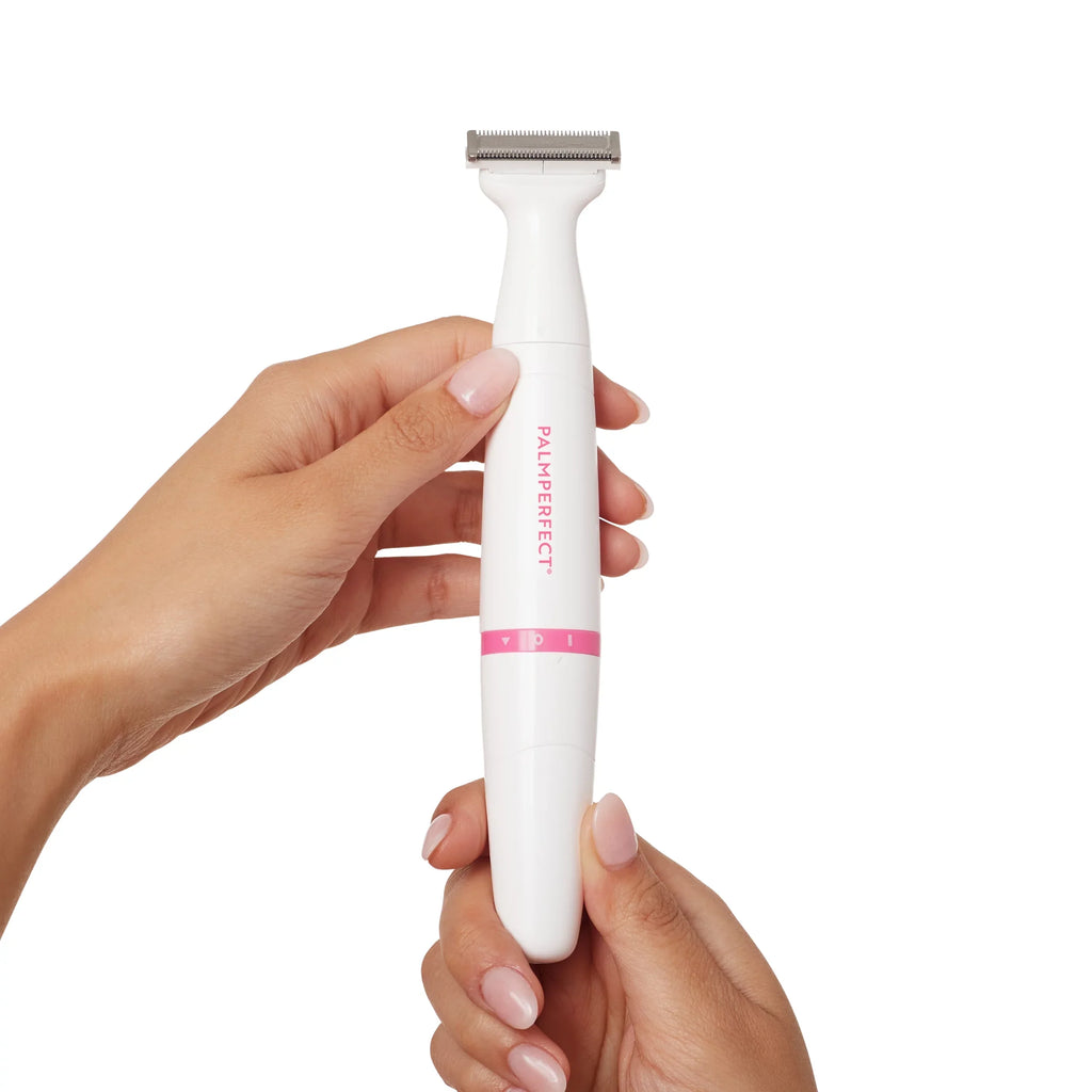3 Shaver Resistant, Interchangeable PALMPERFECT Total Heads, Electric Water Grooming System, Female