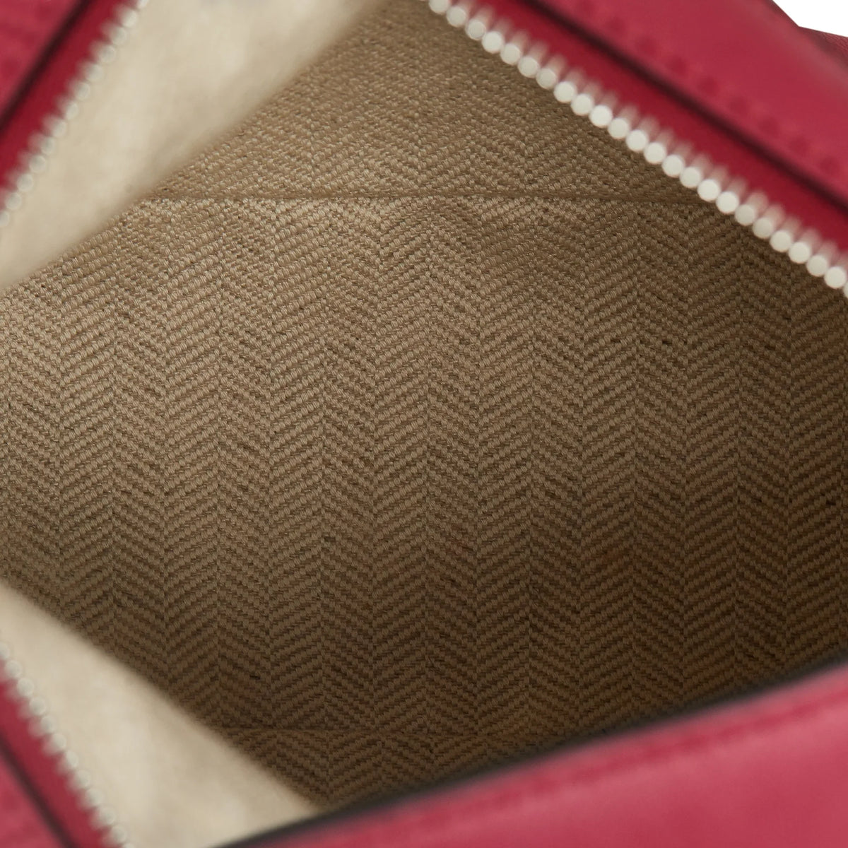 Leather (Good) Puzzle Authenticated LOEWE Red Pre-Owned Calf Unisex Mini Satchel