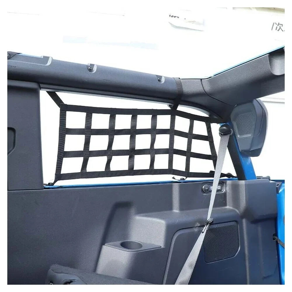 Mesh Door Teledu Trunk Side Cargo Protective 21+2 Restraint 2x Rear Net