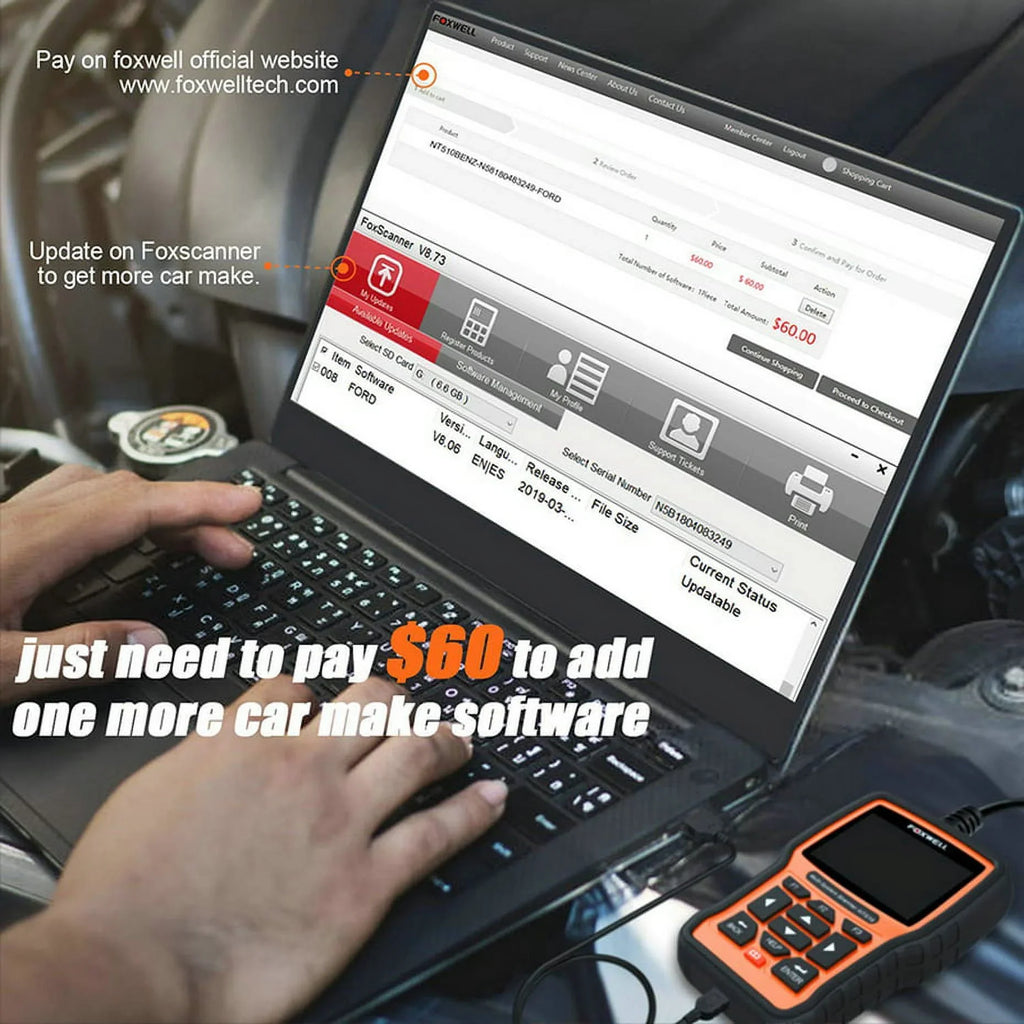 DPF Mercedes-benz Bi-Directional Reset SAS Scanner All Pofessional Diagnostic Car OBD2 FOXWELL System Tool BRT Test Multi Auto For