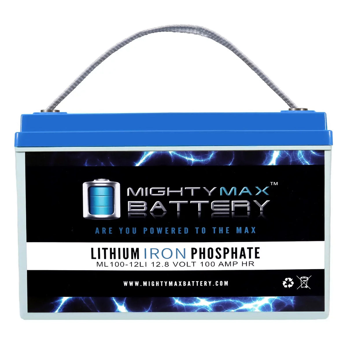 Off-Grid Battery Lithium RV for 12V Solar Replacement System 100AH