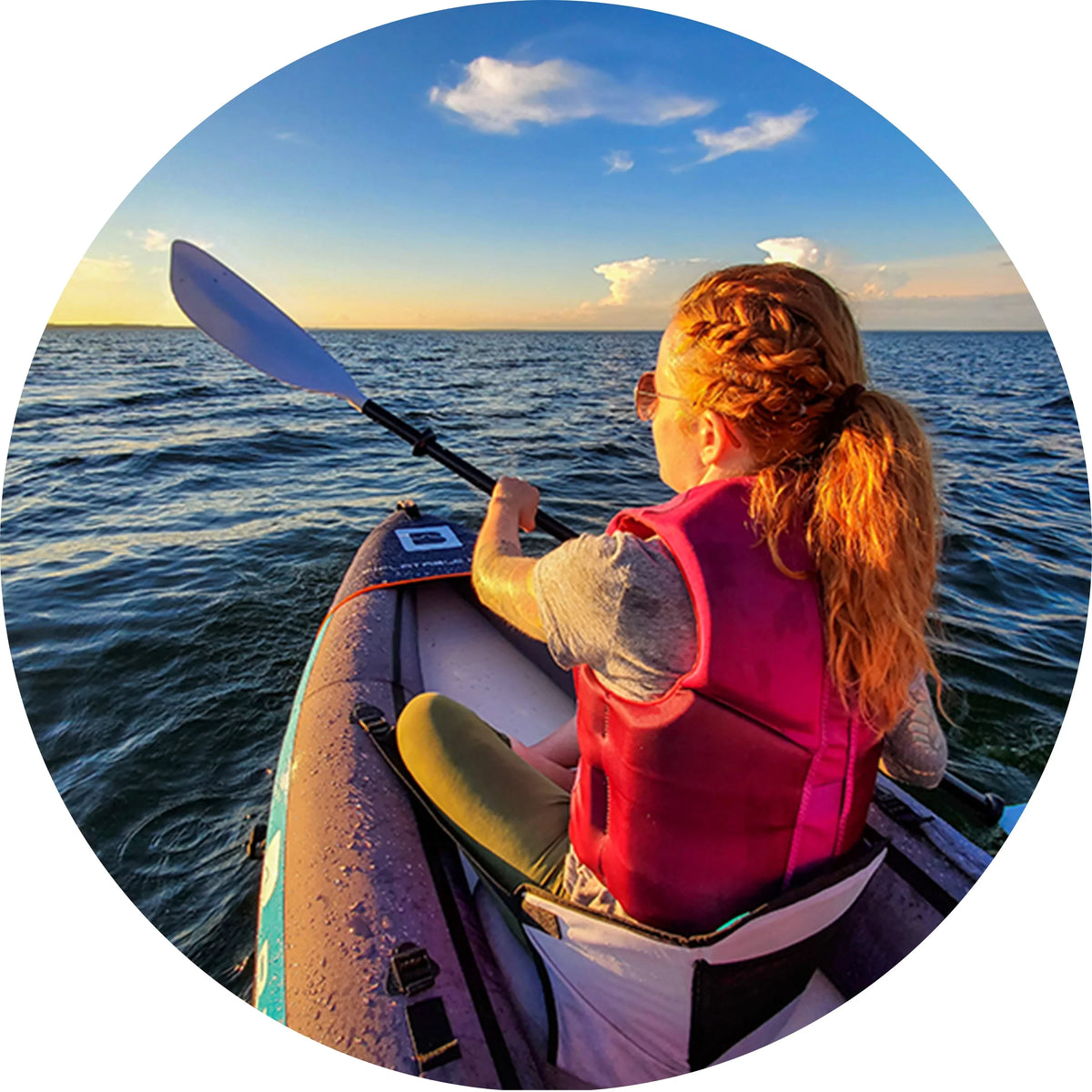 Inflatable White Paddles,Hand Persons Kayak with Water sit-on 1-2 BLUE BRIGHT Touring Paddling Pump,Backpack,Fins