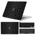 MacBook /A2159/A2251/A2289/A1989/A1706)with Compatible ID Hard Protectors,Laptop 13 pro and 2 inch Case,2020 (A2338 M1 2016 Leopard 2019 Pack Keyboard GABraden Print） Touch with 2018 2017 Shell（Black