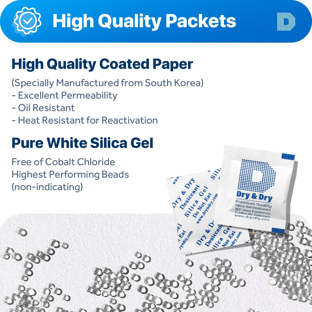 1 Gram - Dehumidifiers Compliant) Dry" Paper (FDA Desiccant "Dry Premium Gel Silica Rechargeable & Packs] Packets [1000
