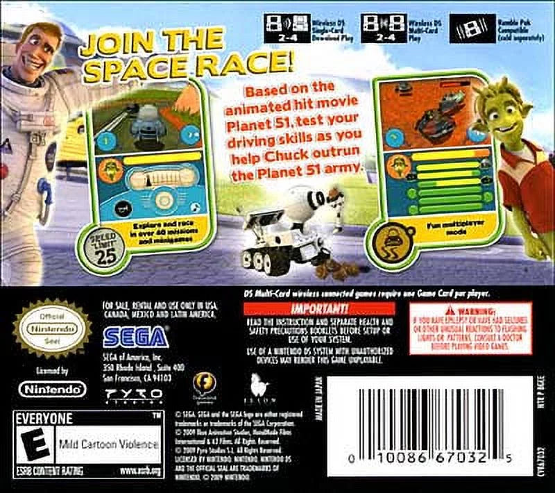 Sega Game, Planet The 51: No