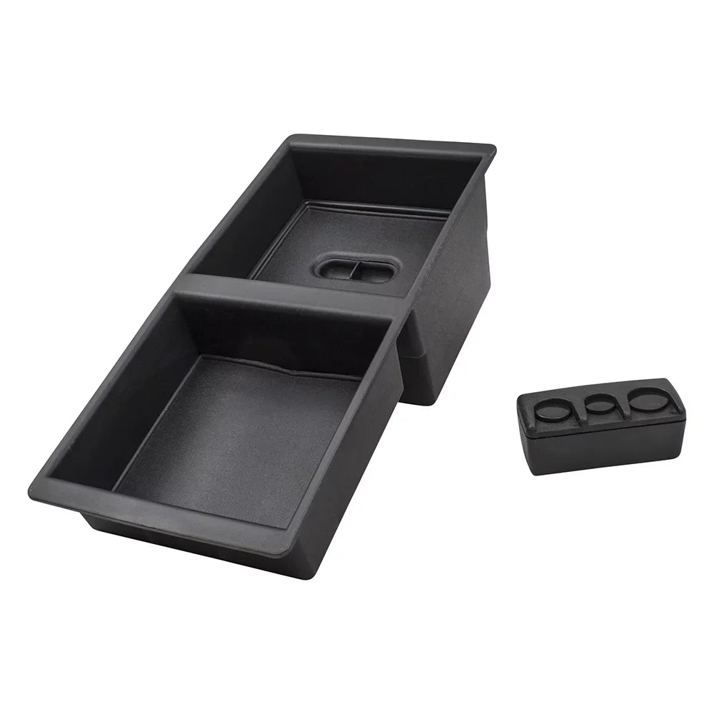 Holder Suburban with Insert 15-19 Yukon 10436137 Coin Organizer Compatible Tahoe 14-19 XL Console w/ Silverado/Sierra Front Replacement & Brock 22817343 Center