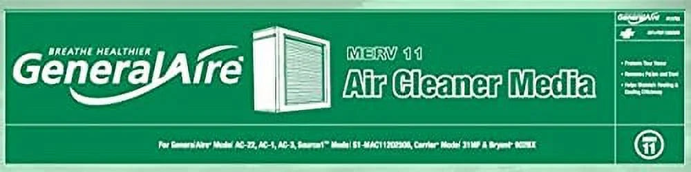 filter 12758 GeneralAire Pleated 3-PACK General SPECIAL Media
