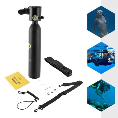 Equipment Cylinder Diving Dive Tank Tank Oxygen Scuba Breath Underwater Mini