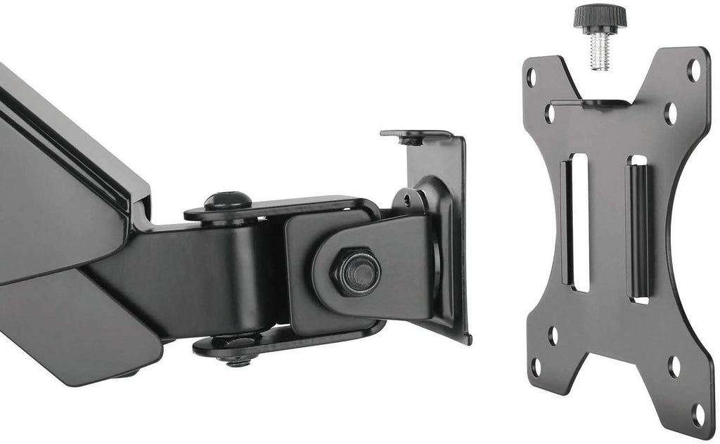 Adjustable Triple to Capacity Desk Weight Spring Monitor for up 27 Display Mount Stand Premium Gas inch, 15.4lbs Fully LCD