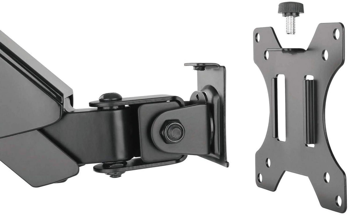 Adjustable Triple to Capacity Desk Weight Spring Monitor for up 27 Display Mount Stand Premium Gas inch, 15.4lbs Fully LCD