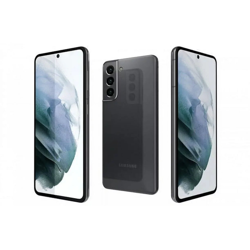 '- 5G locked (Refurbished) Smartphone At&t Condition Galaxy Gray Restored for Samsung 128GB G991U S21