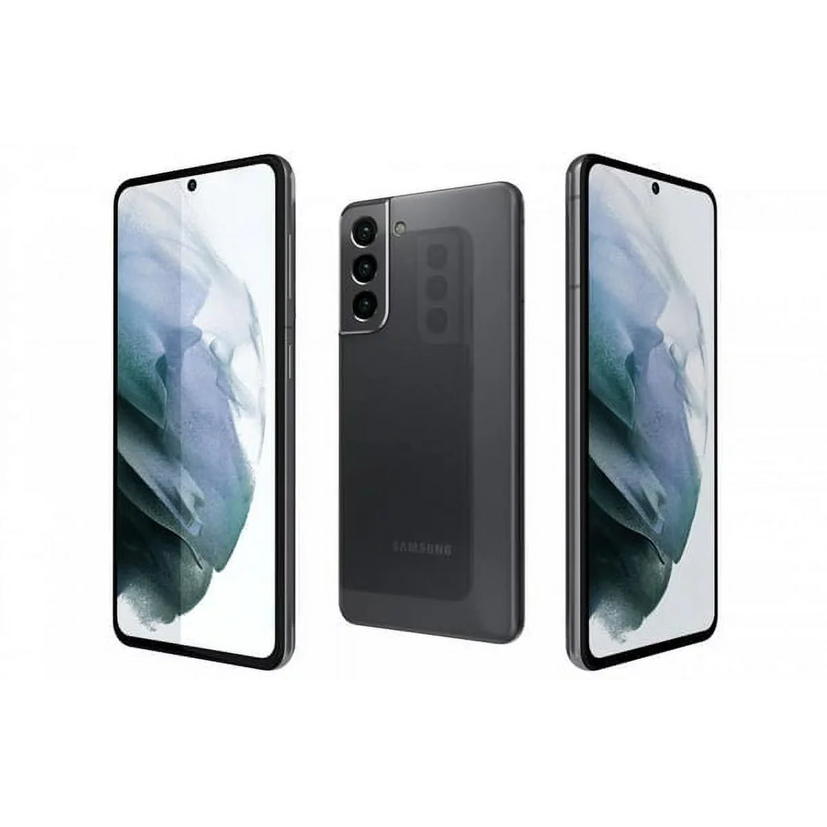 '- 5G locked (Refurbished) Smartphone At&t Condition Galaxy Gray Restored for Samsung 128GB G991U S21