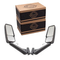 25886110 with Driver 2003-2009 Truck and Brock Topkick Mirrors Compatible Side View Passenger Kodiak Door Replacement Set Manual