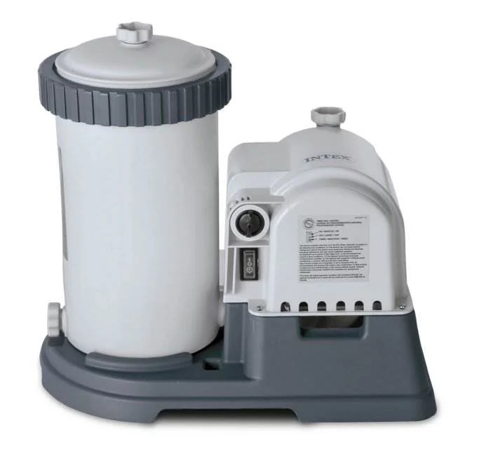 Mounted Filter Wall Skimmer GPH Intex Cartridge and Pool Clear 2500 Krystal Pump