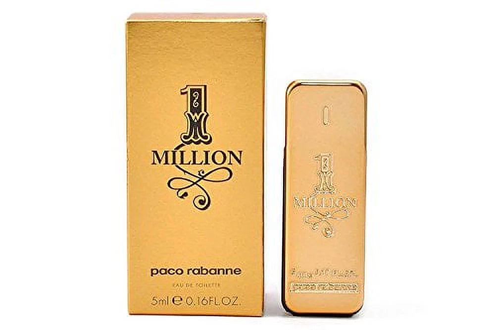 Rabanne 5 Million by oz De Men's Eau Mini Toilette 0.17 1 / Paco ml