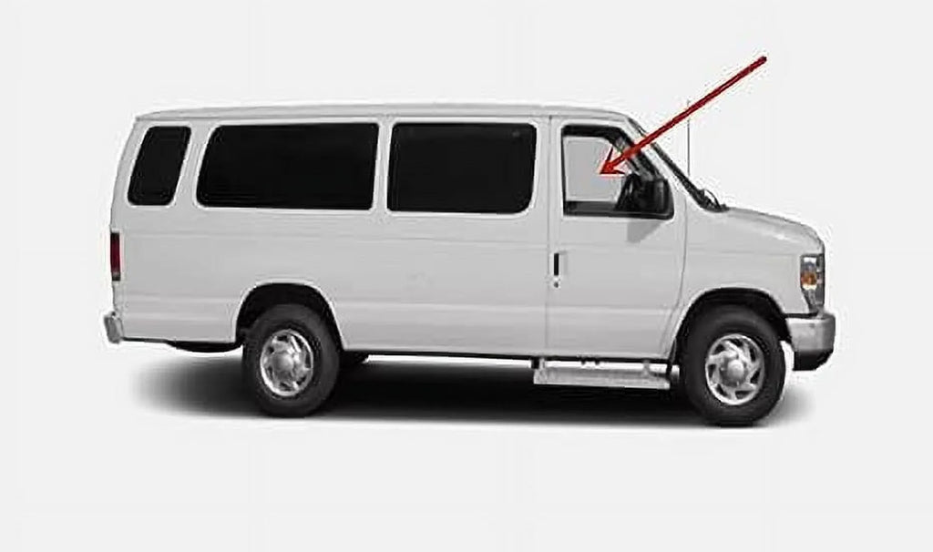 Econoline Glass Side Models Right Passenger Front Ford Door with 2015-2019 Van Compatible