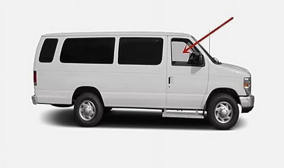 Econoline Glass Side Models Right Passenger Front Ford Door with 2015-2019 Van Compatible
