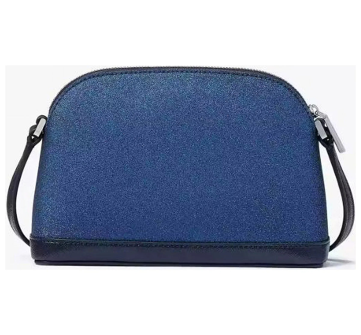 Kate Crossbody Small Womens Accessories Tinsel NEW Blue Dome Spade Purse Glitter