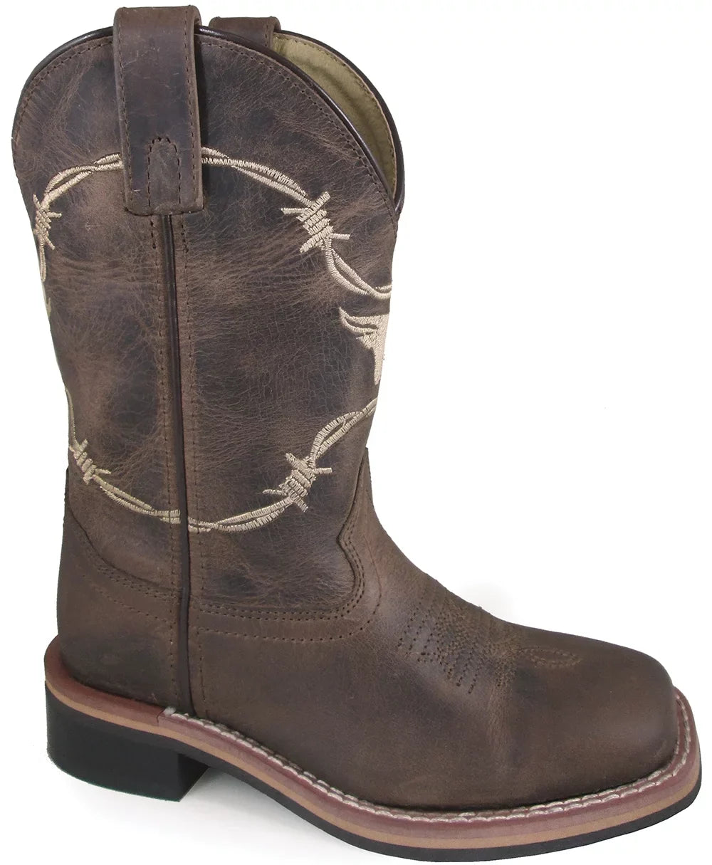 Boots Smoky Leather Mountain Logan Western Toddler