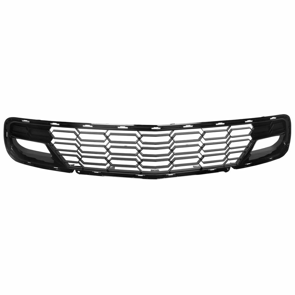 Lower Painted Corvette Style Cover C7 Bracket) 2014-2019 Chevrolet Front Front Models Bumper Grille (W/O Plastic Z06 All Camera for Black Kojem Glossy