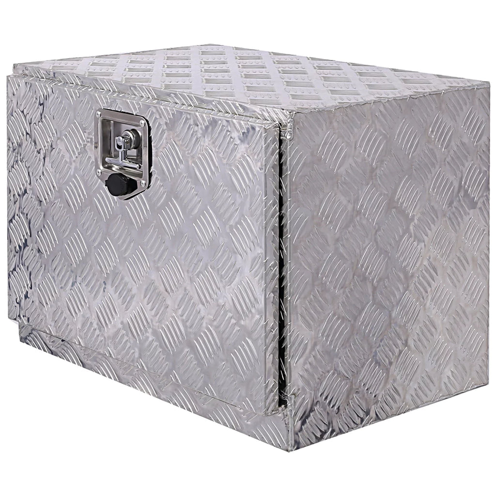 Tool inches Jarbalai Lock Box Box, Silver Trailer Storage Box, Bed 24 Keys, Pickup w/ Underbody Tool Storage Organizer, Truck Box, Aluminum RV Tool Outdoor
