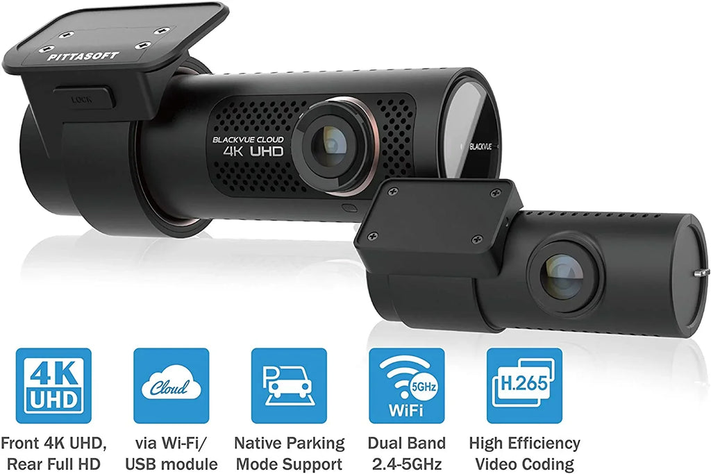 CM100 Optional Cloud BlackVue 4K Card LTE UHD Module Microsd Dashcam with DR900X-2CH 32GB