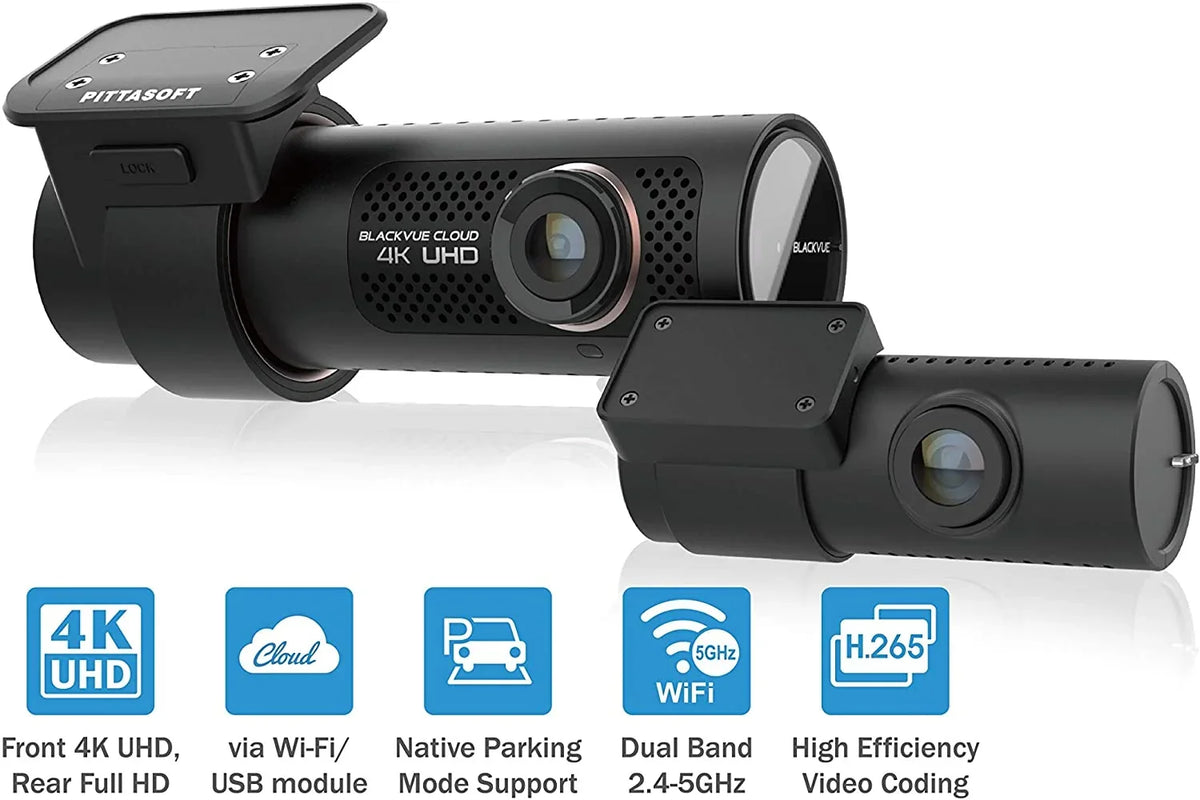 CM100 Optional Cloud BlackVue 4K Card LTE UHD Module Microsd Dashcam with DR900X-2CH 32GB
