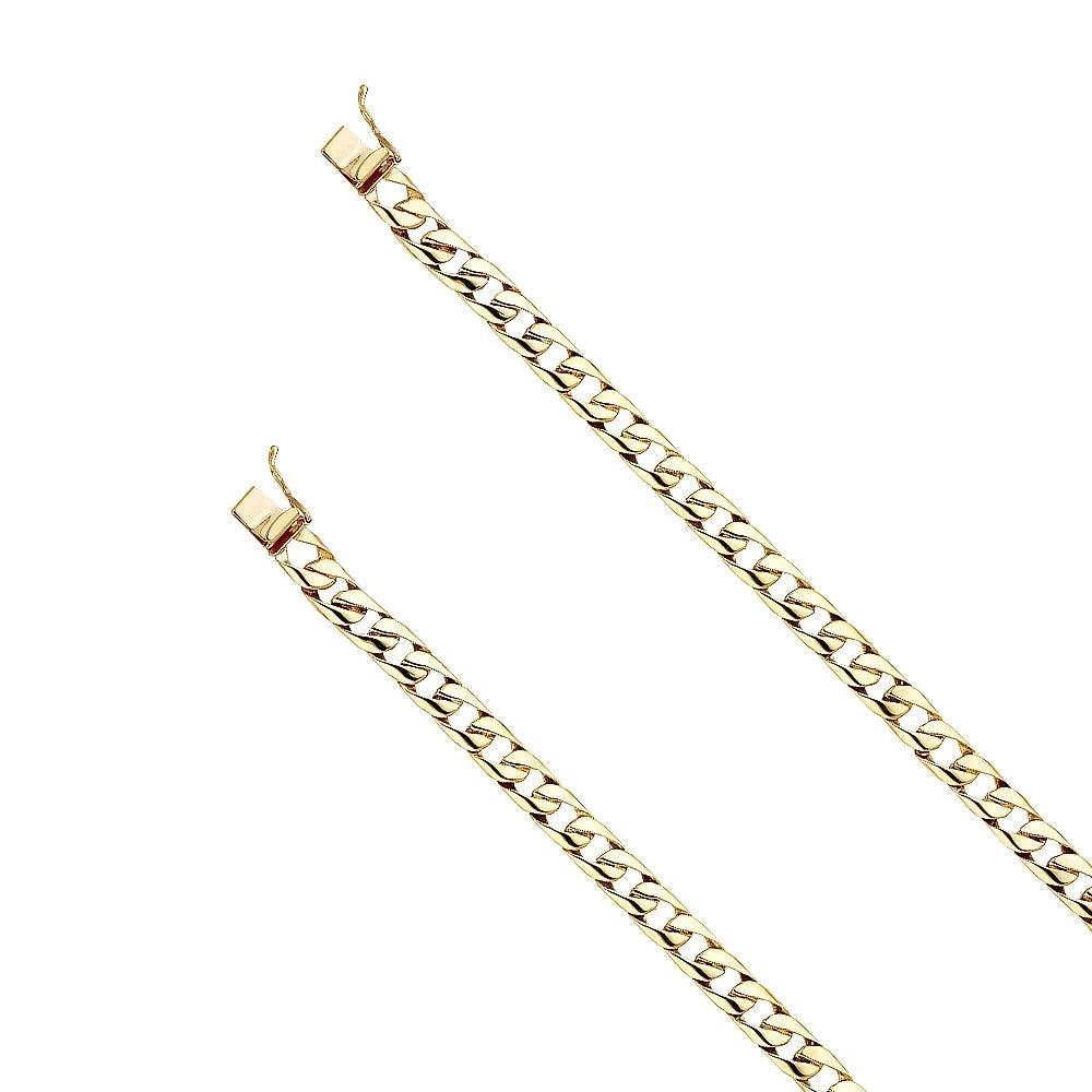 Bracelet Gold - | Weight Elegant | Bracelets Gift Men’s Link Jewelry for Yellow 14k 8" 14.7 Chain Gold | Cuban Women Men for 14KY and