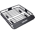 Mount Rooftop Carrier Roof Cargo Basket，Motoring steel Roof Rack,Top 43"，black Rack
