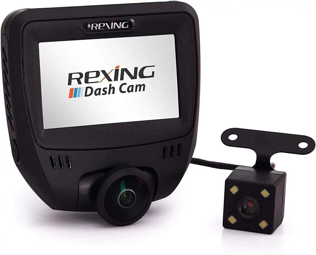 Box - Rexing Channel Camera Angle 360 Black Open V360 Wide Dashboard Dual Degree