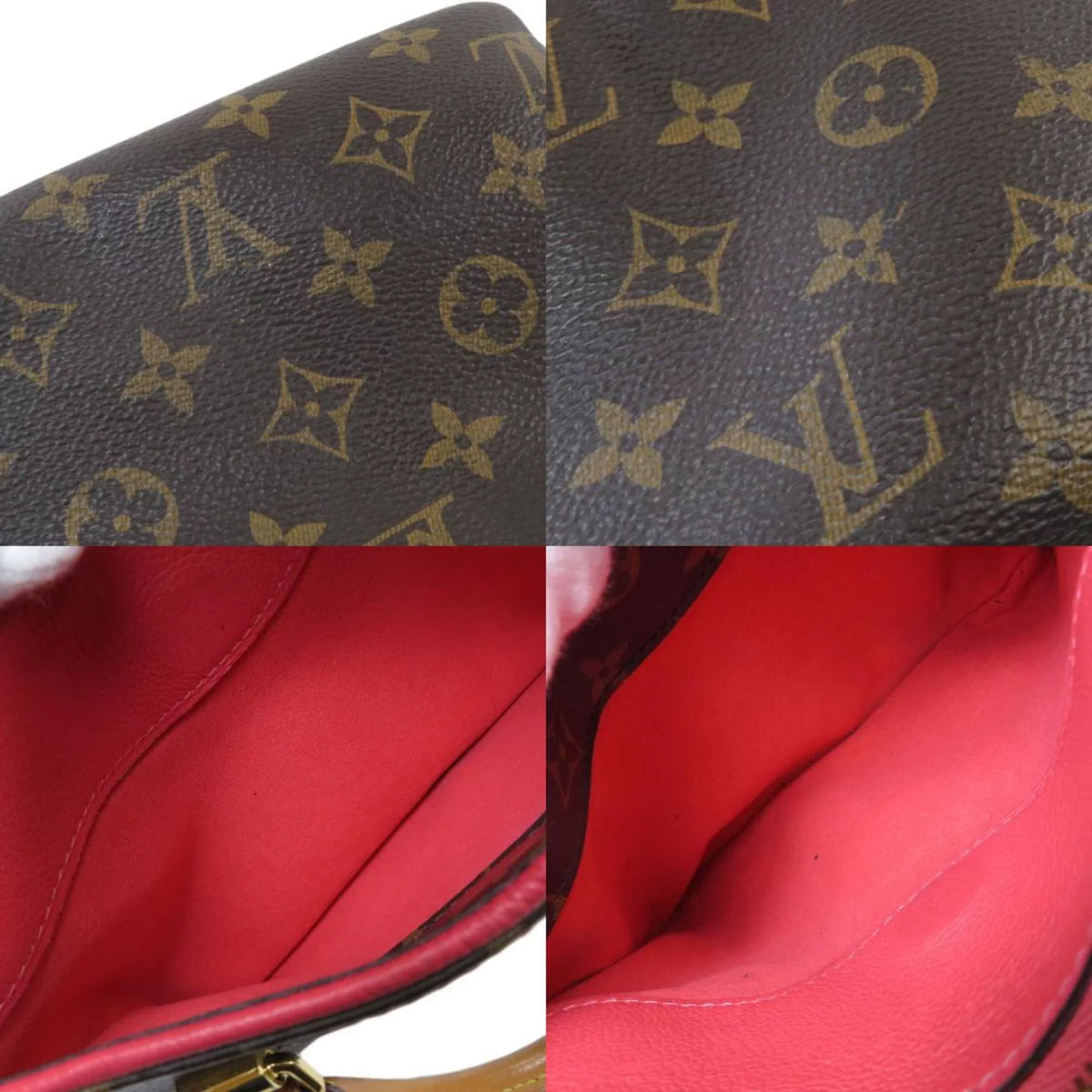 Canvas (Good) Pre-Owned Vuitton Louis Pallas Monogram Ladies M41734 BB Handbag