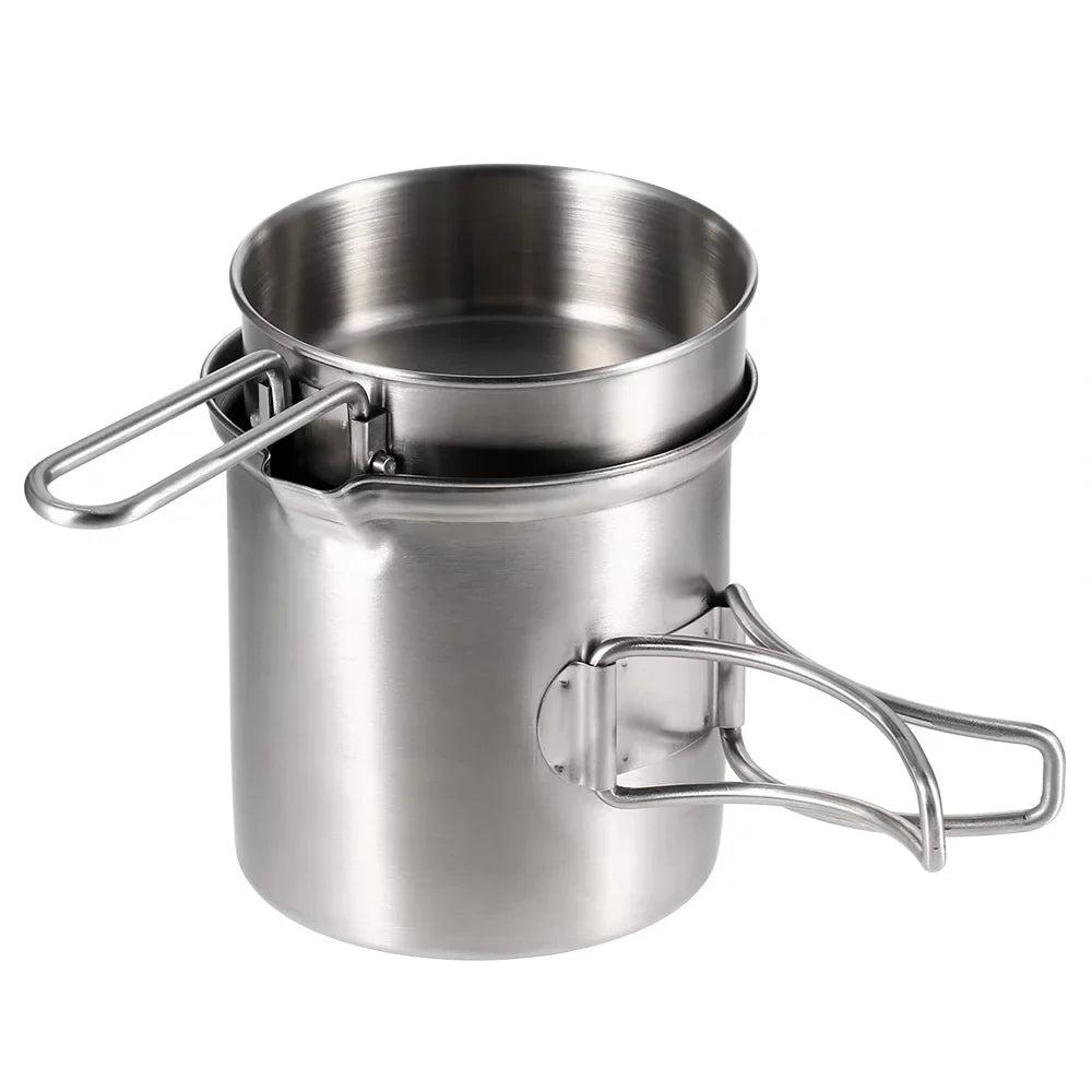 Set, Burning Wood and Backpacking Compact Stove Activities Cooking for Tomshoo Pot and Ideal