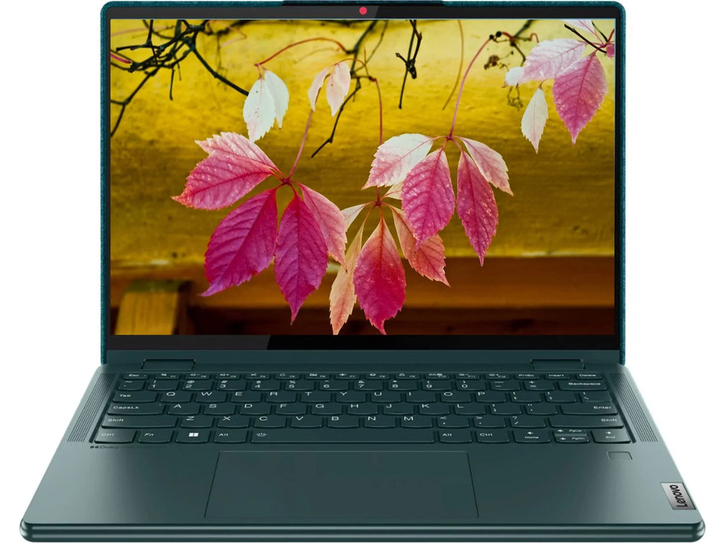 6 Card 5 Touchscreen 8GB AMD USB 13.3" Yoga 5500U, Backlit 360° SSD, 2-in-1 SnowBell PCIe 11, Lenovo 2TB RAM, WUXGA 32GB Dark Reader, Laptop, Win 2023 Keyboard, Ryzen Teal, Fingerprint