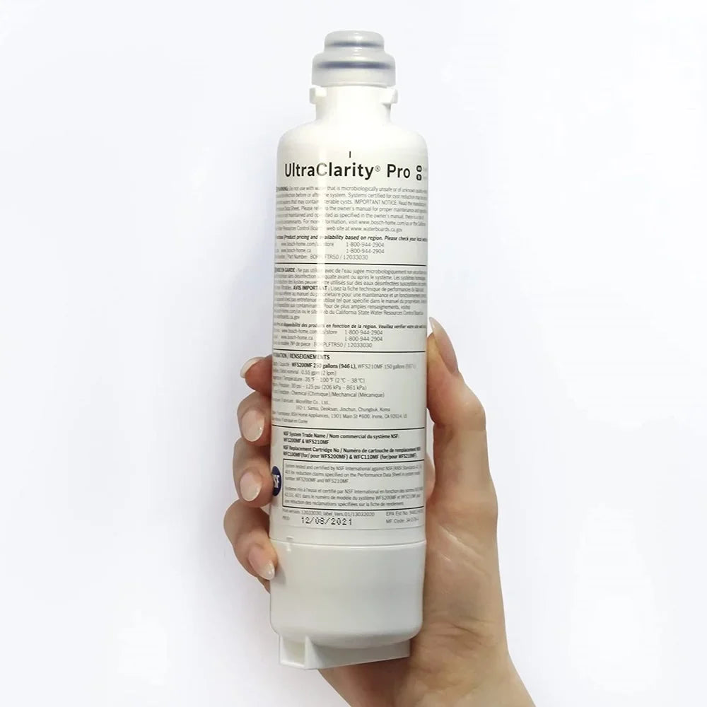 BORPLFTR50 Bosch compatibility Pro Refrigerator Water Ultra Clarity 1 Filter,High Pcs