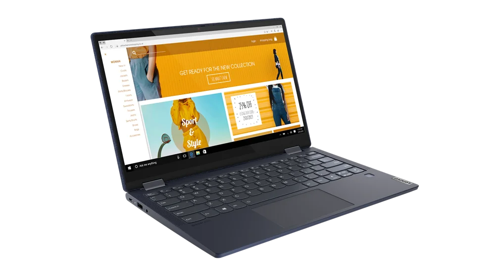 Ryzen 5 5500U Abyss LENOVO Yoga 10 FHD 6 AMD Touchscreen Radeon 82ND0007US 13ALC6 SSD 13.3" Blue 512GB 2.1GHz RAM 8GB Refurbished Graphics Win Home