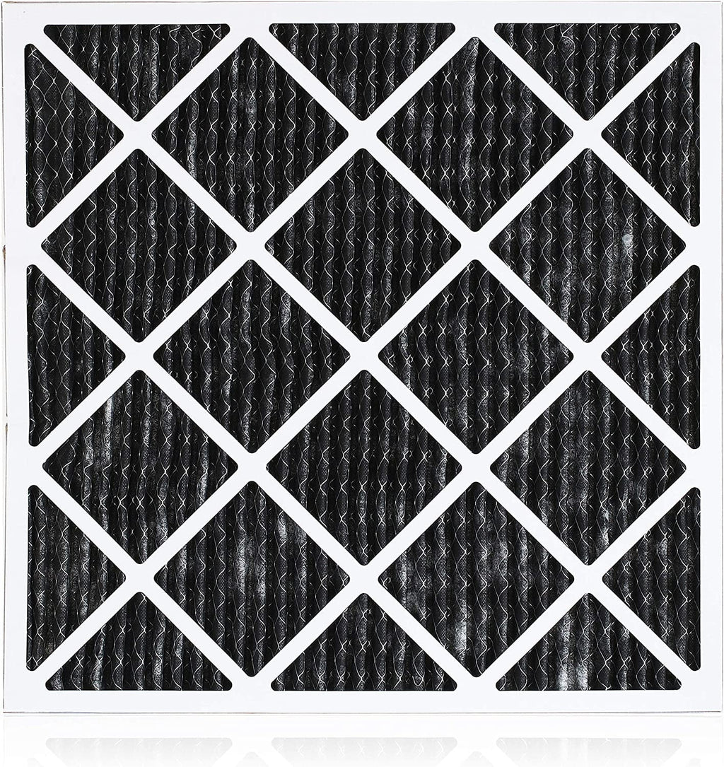 Filterbuy with Air Carbon 8 MERV HVAC (5-Pack) Odor Furnace Eliminator Activated Filters Pleated AC 16x18x1