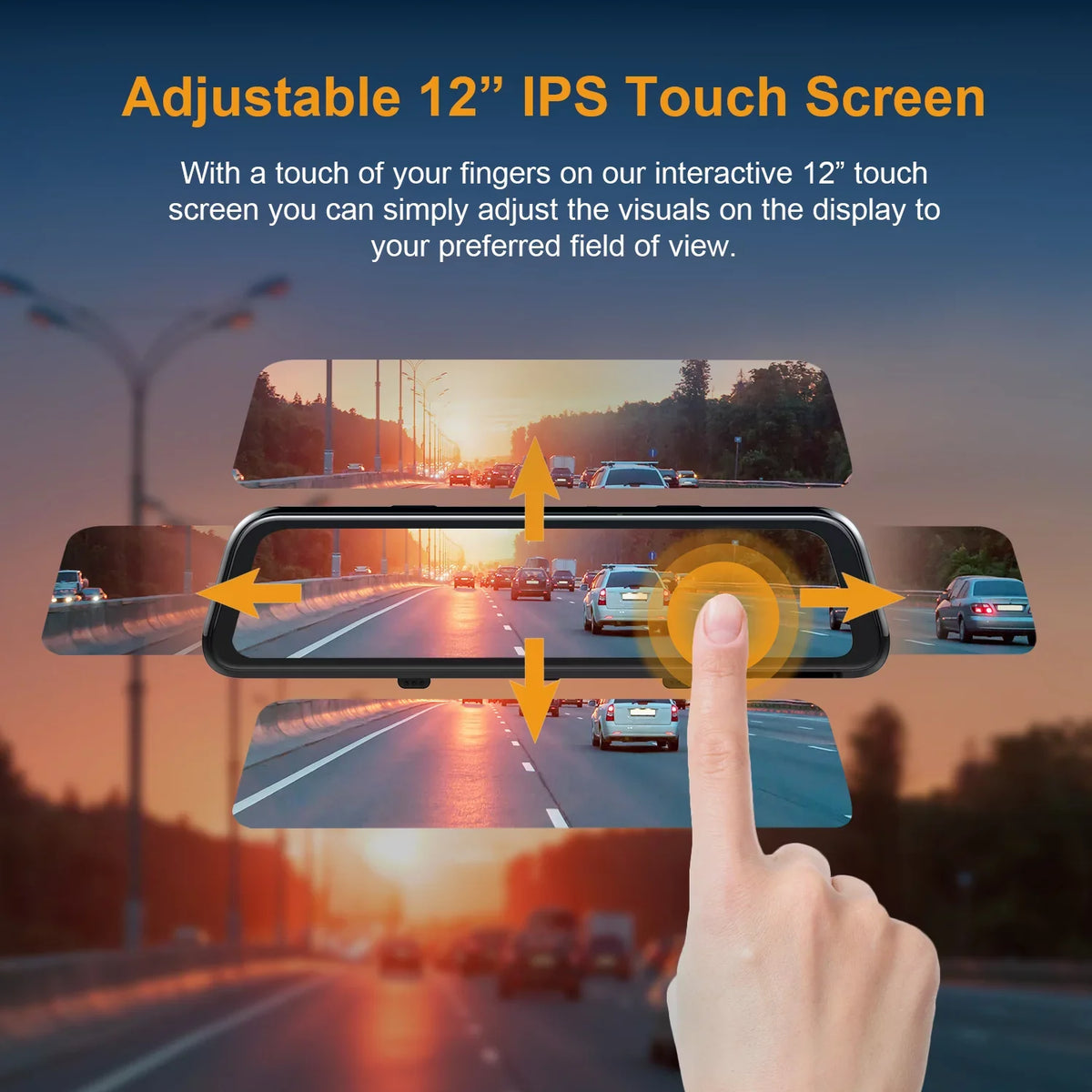Cam Mirror Smart M2 BSD Rexing with Dash ADAS