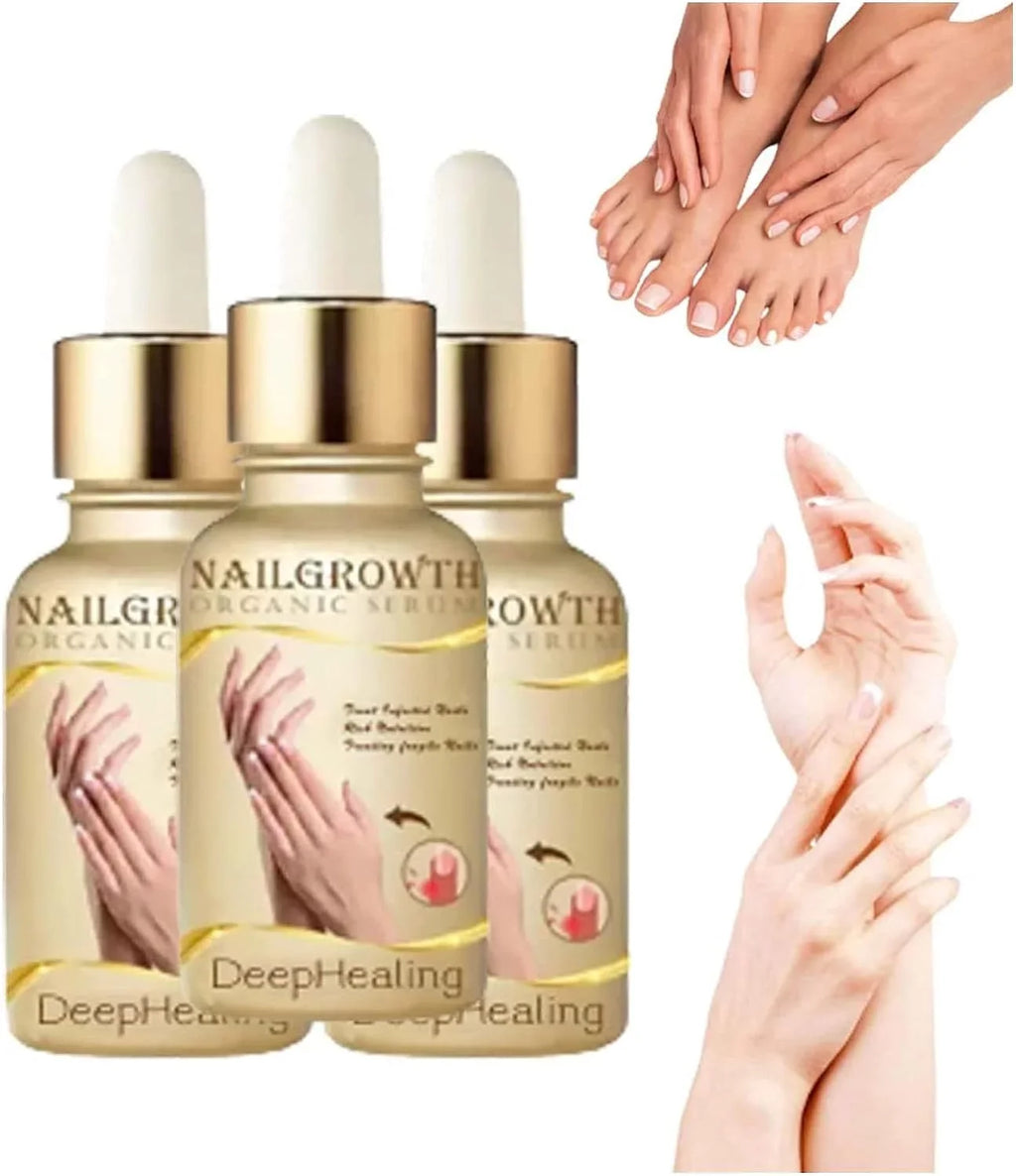 Nail Growth, Damaged Nail Serum, Nail Nails Nail 3PCS Growth for Growth Nail Strengthening for Reconstrux Serum, and Repair Healing Organic and Nail Serum, Deep Growth Growth Serum