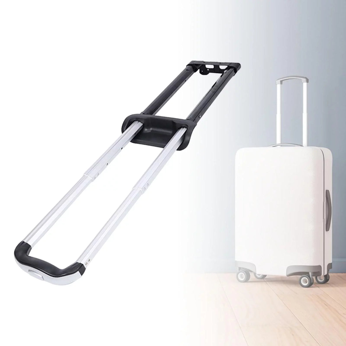 Bucket Black Pull Rod, , Handle, Speaker Case Suitcase Cart Replacement Luggage Telescoping Sections Trolley adjustable Three for Ice Parts