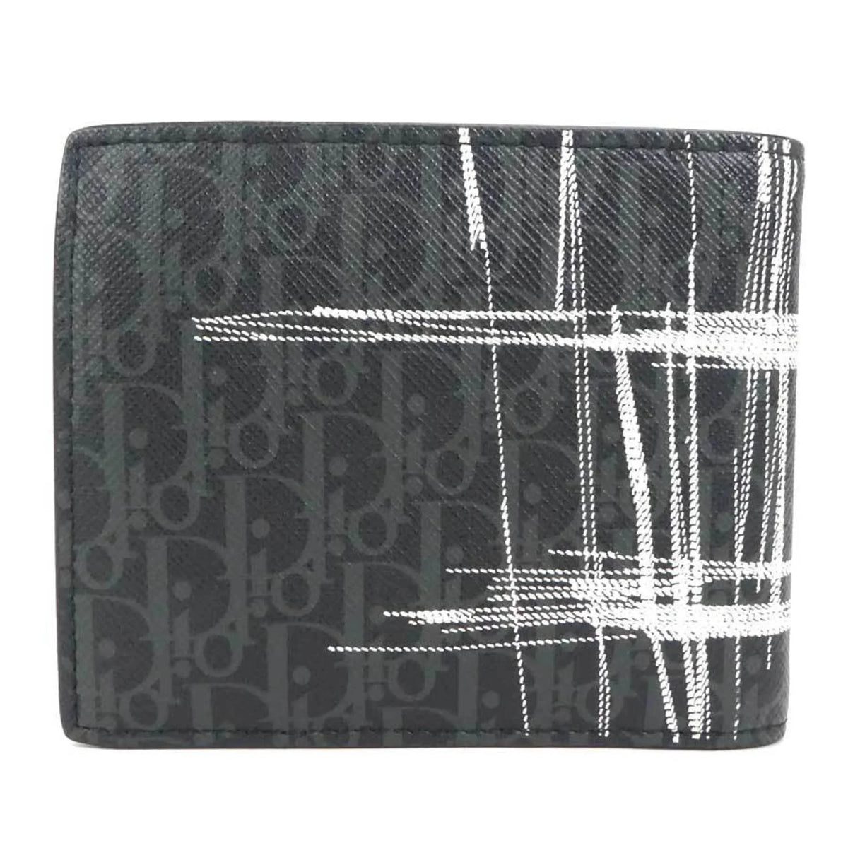 Pre-Owned (Good) wallet HOMME black series men leather Dior Homme folio DIOR