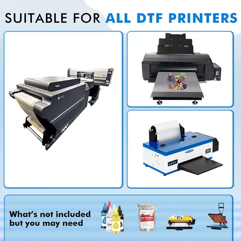 Film DTF in FT for DTF Roll Roll Paper Transfer 13 328 DTF Transfer, 13"x328' Sublimation A-SUB Film Heat X DTF