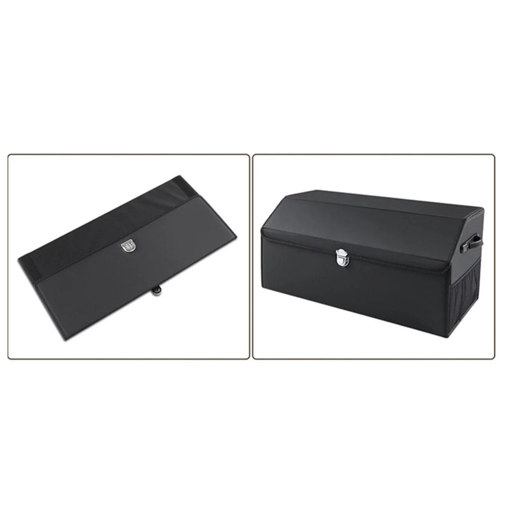 Car L Handles Trunk Storage Car Dustproof Organizer with Foldable Bin for Box Cars