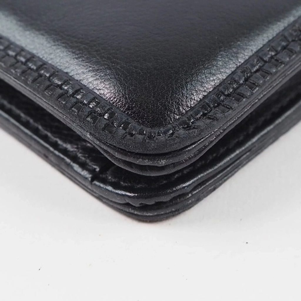 Bally Bag Chain Women's Pre-Owned Shoulder Barry Leather (Fair) Black