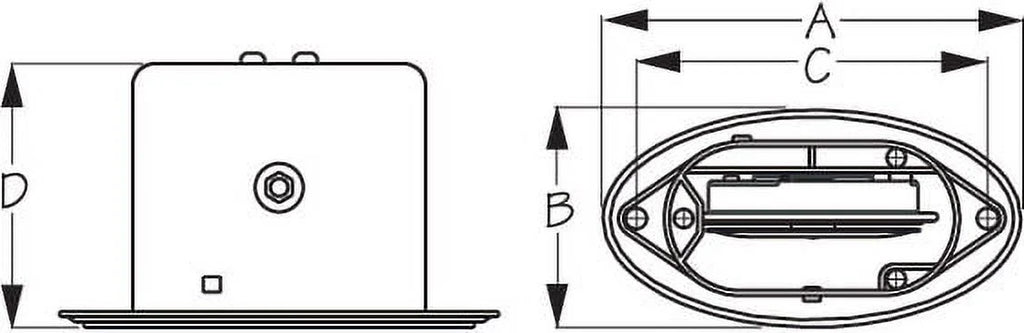Hidden V.2 Grills Drop-In Sea-Dog Horn Line with 431230-1